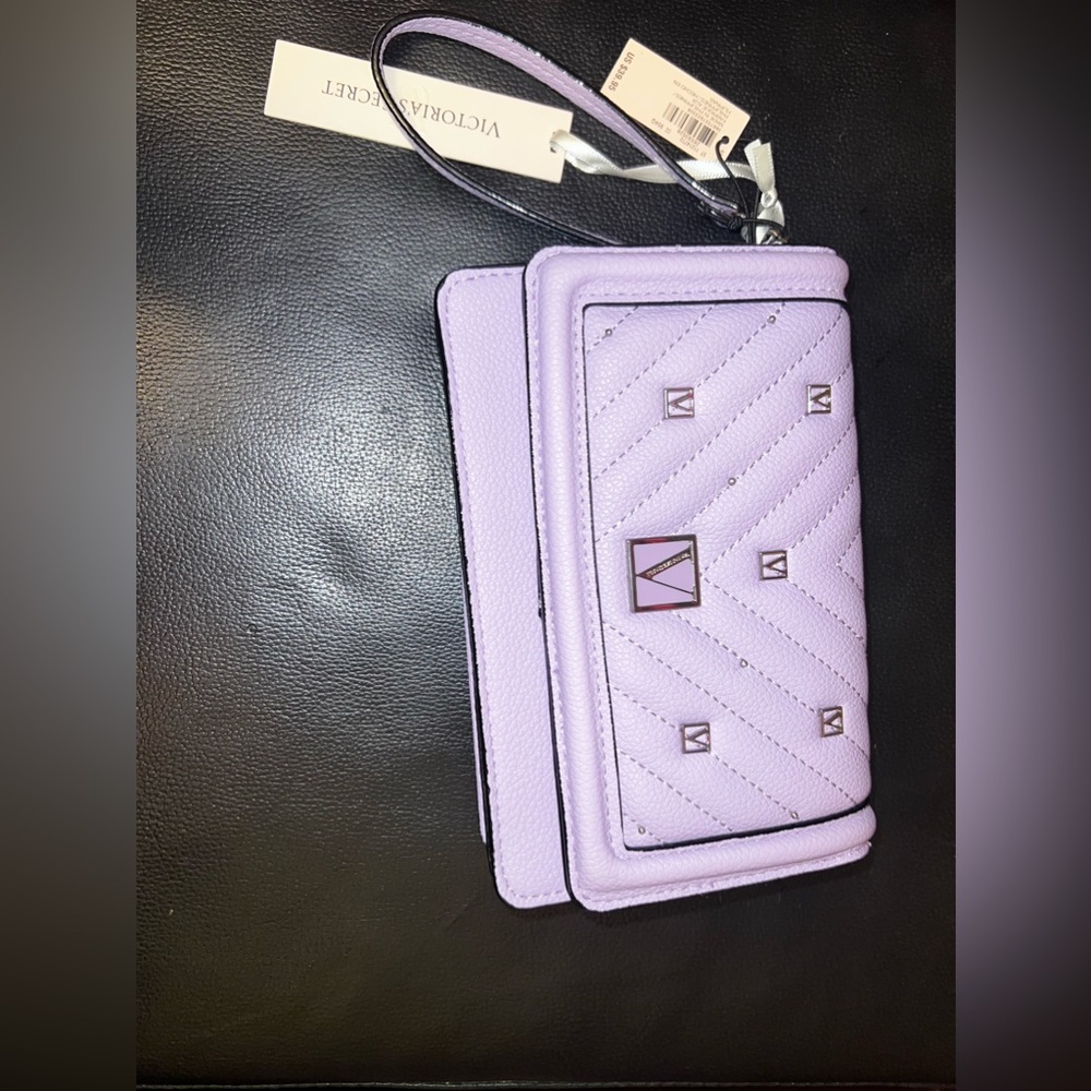 STILL AVAILABLE - Lavender Victoria’s Secret hand bag/Wallet